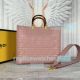 Replica Fendi Pink Textured Sunshine Medium Tote (2)_th.jpg